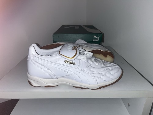 Puma king indoor - white, frosted