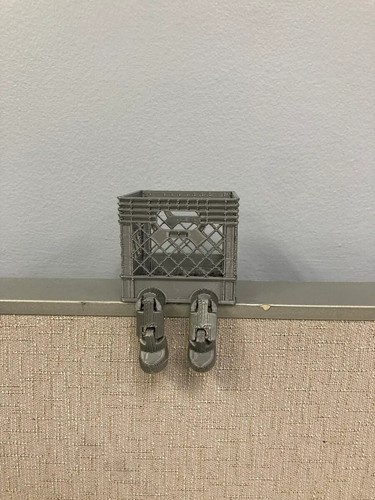 Milk crate with - milk, legs