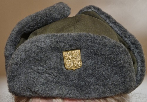 Czech army military - czech, ushanka