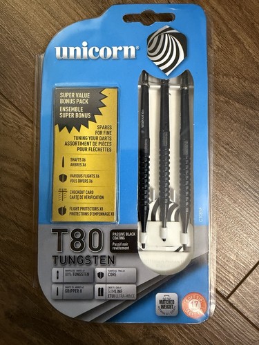 Unicorn t80 tungsten darts - t80,