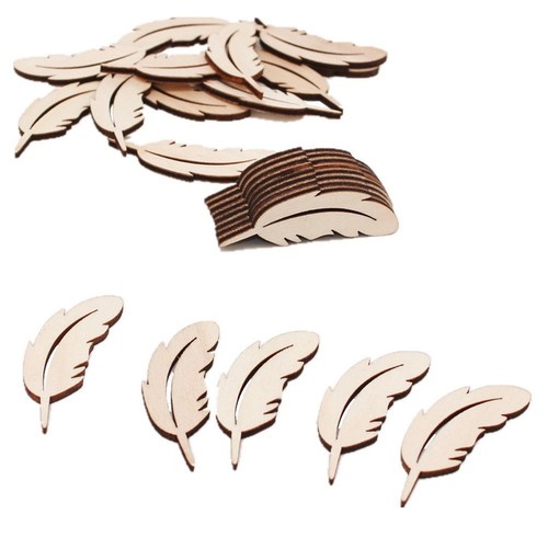 Pcs small wood slices - 25,