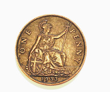 1933 British  George V Penny