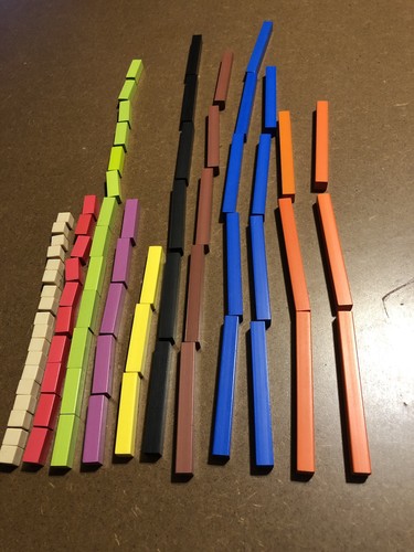 Piece cuisenaire rods - cuisenaire,