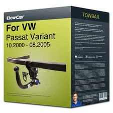 Towbar detachable ›for VW Passat Variant 10.2000-08.2005 TowCar NEW