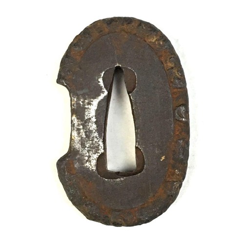 Japanese sword tsuba s354 - japanese,