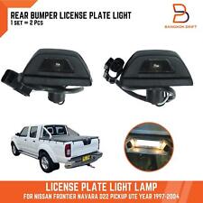 Pair Rear Bumper License Plate Light Lamp For Nissan Frontier D22 Pickup 97-05