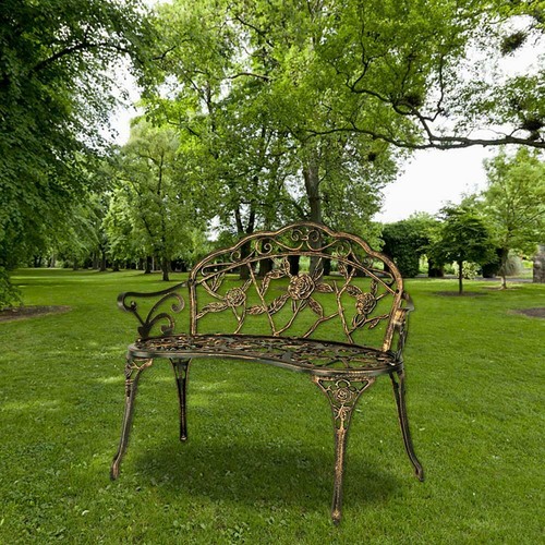 Seater cast metal garden - metal,