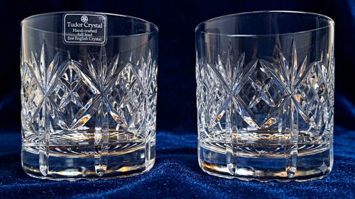 Vintage tudor crystal - vintage, whisky