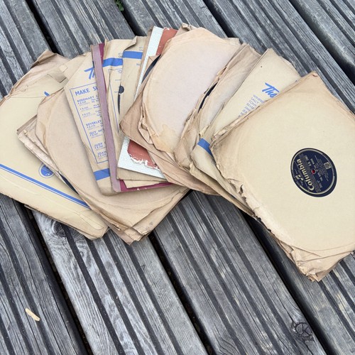 Job lot 78rpm records - job,