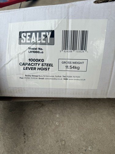 Sealey lh1000 lever hoist - lh1000,