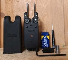 Delkim TXI-D Bite Alarm WHITE inc Snag Ears, D-Lok & 9V Block Battery Carp