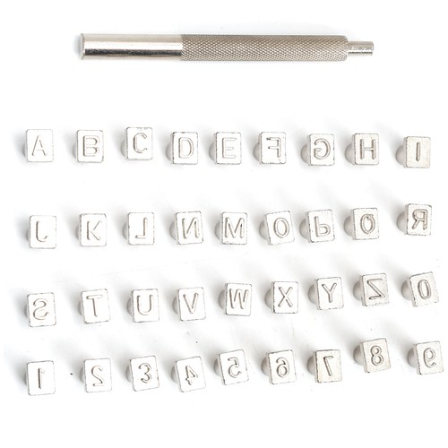 Alphabet punch set alloy - punch,