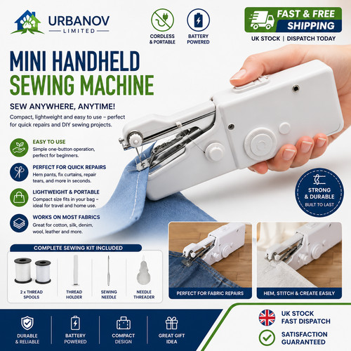 Mini handheld cordless - cordless, sewing