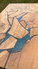 Oak epoxy resin - epoxy, table