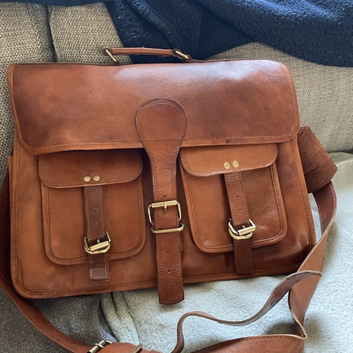 Bag vintage genuine leather - bag,
