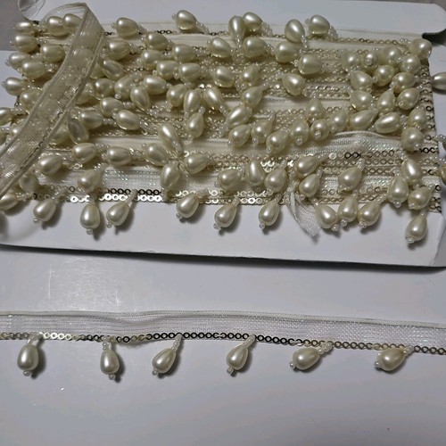 Yard ivory chiffon ribbon - yard,