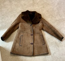 Lovely Ladies Vintage Sheepskin Coat Nice Clean Condition Size 14