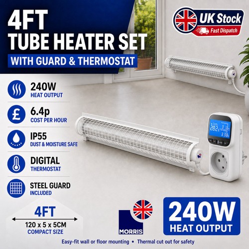 Tube heater guard - tube, +