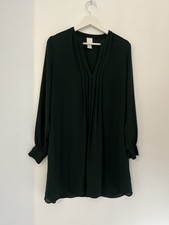 Vintage H&M bottle green dress / tunic sizeuk8
