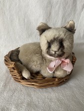 Antique 1930s Siamese cat in