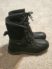 UGG Women Adirondack III Black/Black Waterproof Winter Boots 1095141