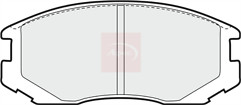Apec pad913 front brake - front, pad