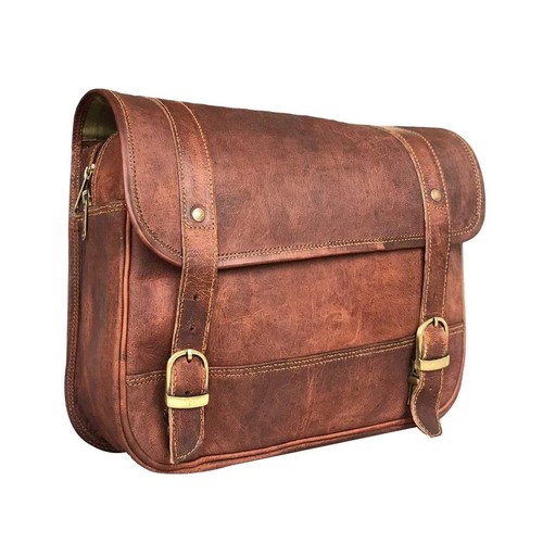 Vintage leather luggage - vintage,