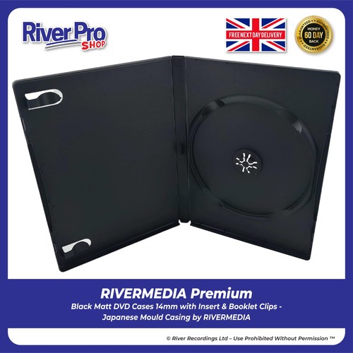 100 single black dvd case - single,