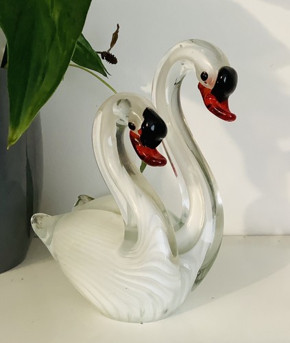 Murano style glass pair - murano,