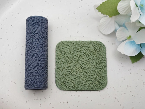 Floral paisley texture roller - paisley,
