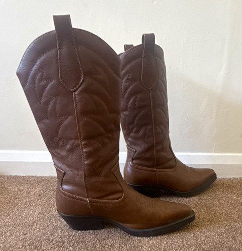 Only women brown mid calf - only, mid-calf
