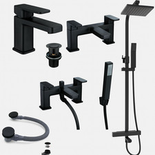 Bathroom modern square black - square,