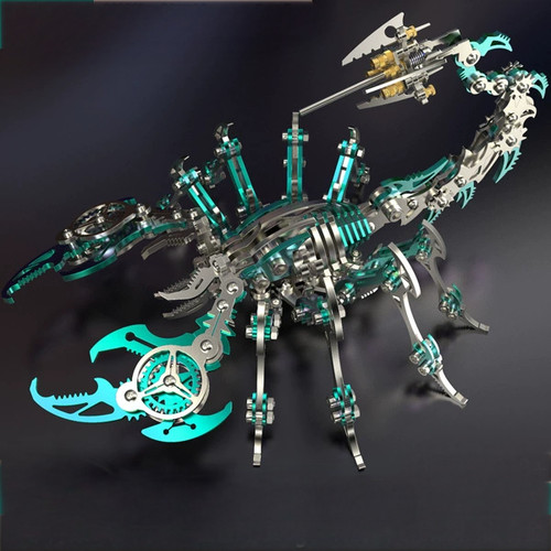 Green cyber scorpion metal - cyber,