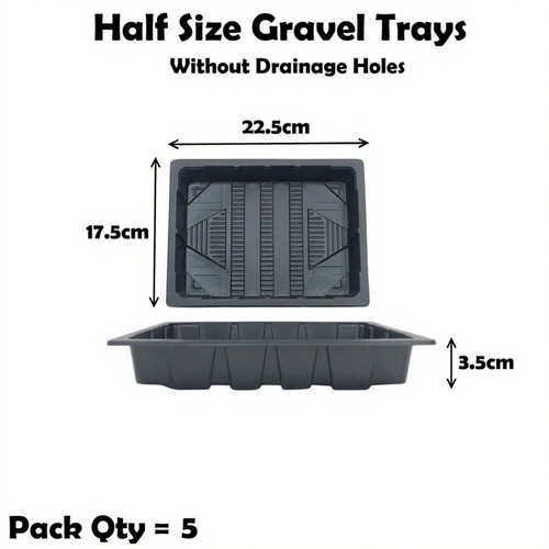 Half tray size - size, seed