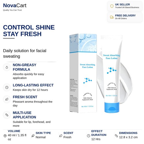 Face lotion antiperspirant - face,