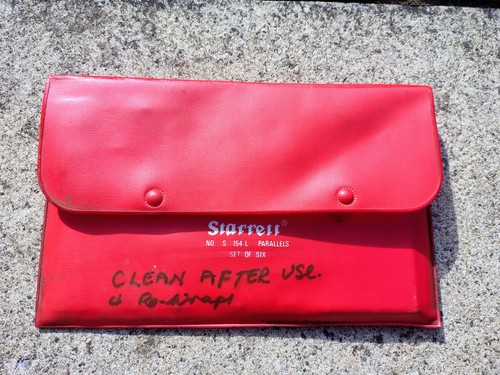Starrett 154 parallels set - l,