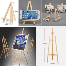 Studio Wooden Easel Display Art Craft Artist Cafe Wedding Paintings Stand 1.5m