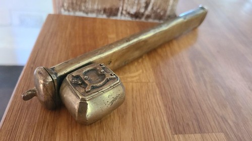 Vintage brass qalamdam divit - vintage,
