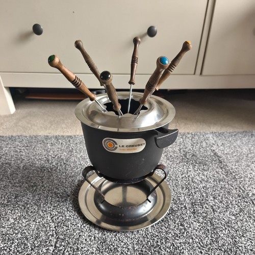 Vintage creuset fondue set - le,
