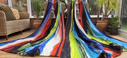 Striped curtains designers - striped,