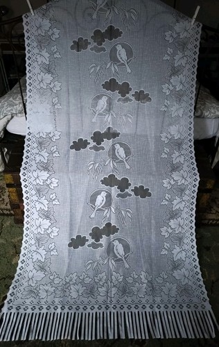 Vintage french lace net - lace,