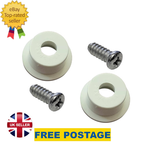 Ikea white plastic hinges - x, 2