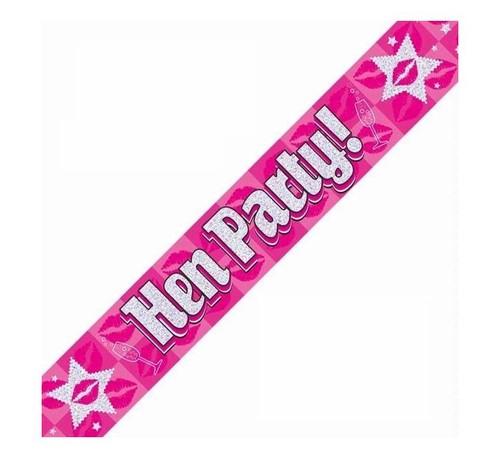 Hen party banner - party, be