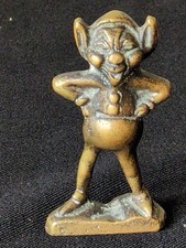 Antique Brass Mischievous Pixie c1920