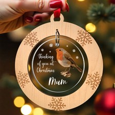 Remembrance robin personalised - remembrance,