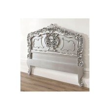 Homes Direct 365 Silver Rococo Antique French Style Headboard - Double