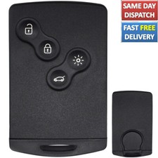 For Renault Laguna Megane Clio Smart Key Card Remote Key Shell Case Fob 4 Button