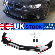Front Bumper Spoiler Splitter Lip Kit For BMW 1 Series E81 E87 Gloss Black UK