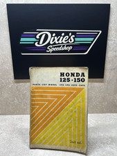 Honda 125-150 Parts List OEM