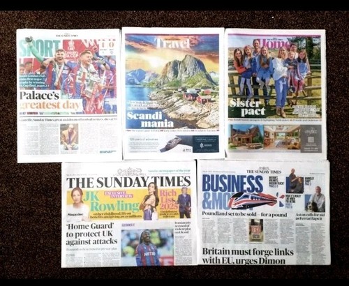 Sunday times newspaper - sunday, may